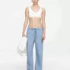 Drawstring Denim Trousers