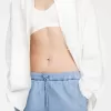 Drawstring Denim Trousers