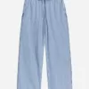 Drawstring Denim Trousers