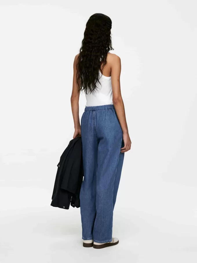 Drawstring Denim Trousers Drawstring Denim Trousers