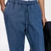 Drawstring Denim Trousers Drawstring Denim Trousers