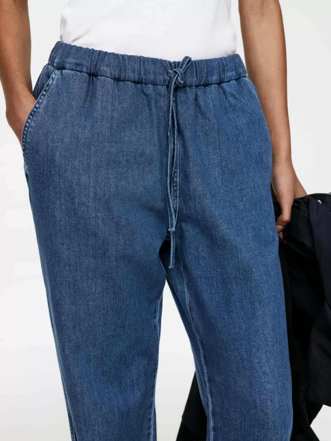 Drawstring Denim Trousers Drawstring Denim Trousers