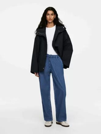 Drawstring Denim Trousers