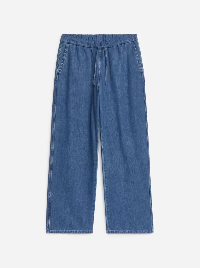 Drawstring Denim Trousers Drawstring Denim Trousers