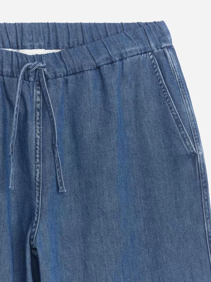 Drawstring Denim Trousers Drawstring Denim Trousers