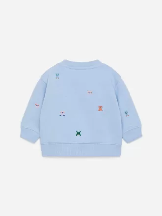 Embroidered Cotton Sweatshirt