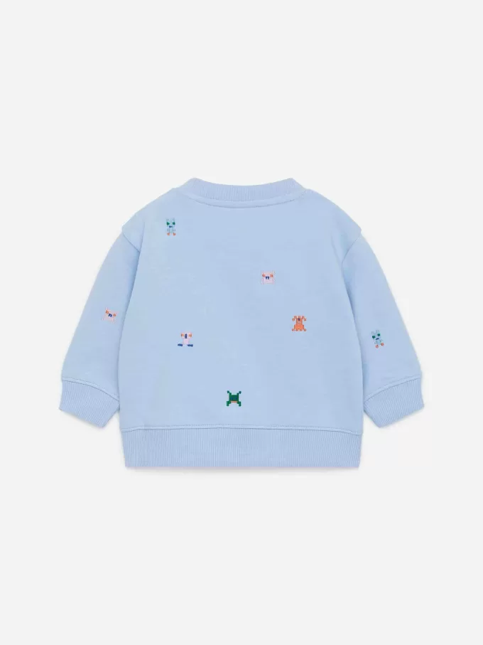 Embroidered Cotton Sweatshirt