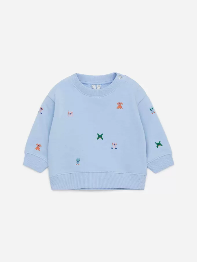 Embroidered Cotton Sweatshirt