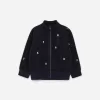 Embroidered Fleece Jacket