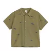 Embroidered Linen-Cotton Shirt