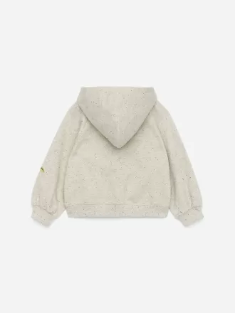 Embroidered Zip Hoodie