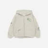 Embroidered Zip Hoodie Embroidered Zip Hoodie