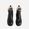 Faux Fur Leather Boots Faux Fur Leather Boots