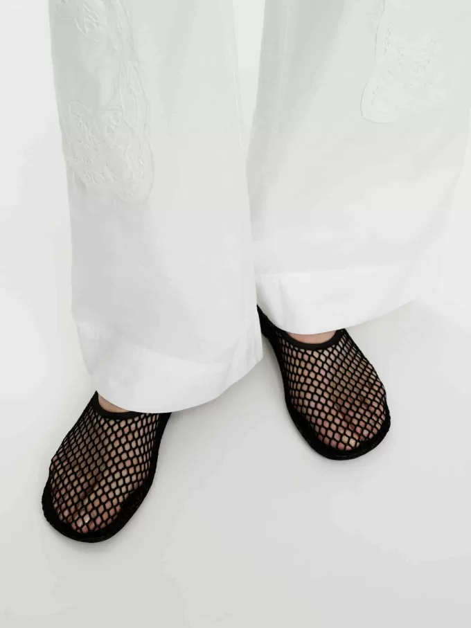 Fishnet Ballet Flat