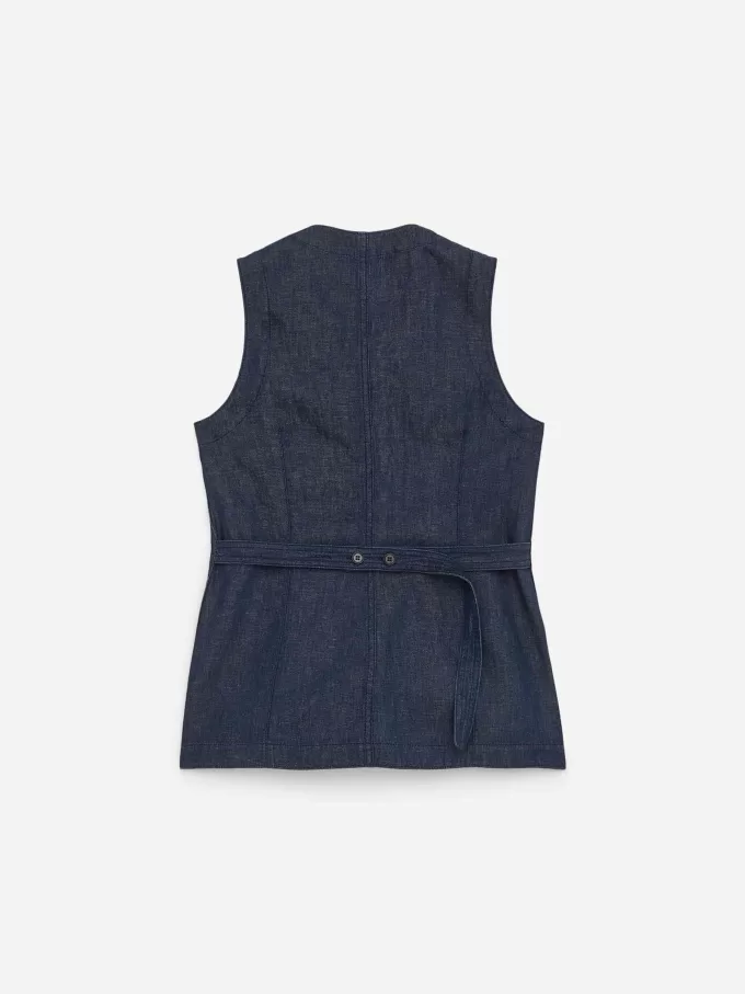 Fitted Denim Vest