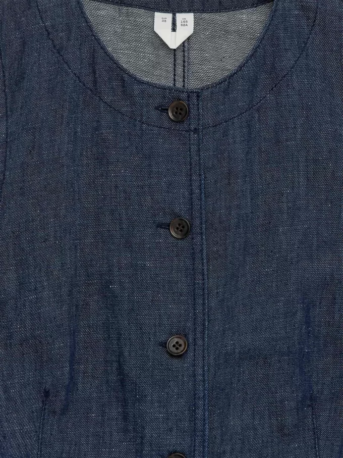 Fitted Denim Vest