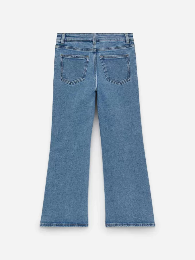 Flared Denim Trousers