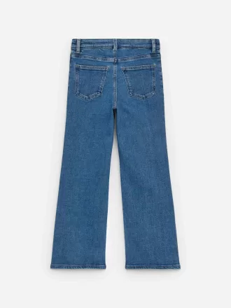 Flared Denim Trousers