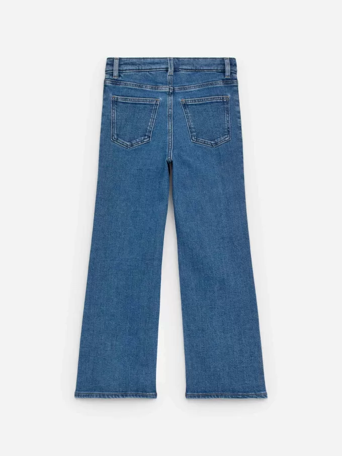 Flared Denim Trousers