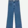 Flared Denim Trousers