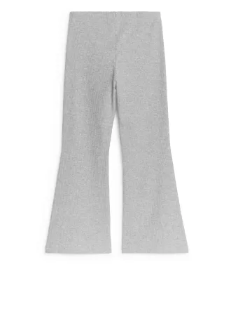 Flared Rib Leggings