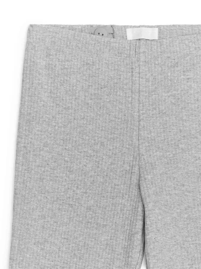 Flared Rib Leggings