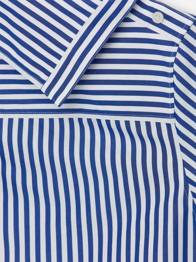 Fold-Collar Blouse