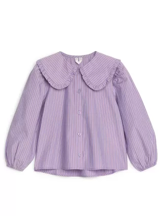 Frill-Collar Blouse