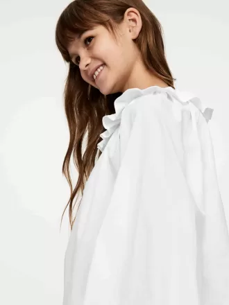 Frill-Collar Blouse