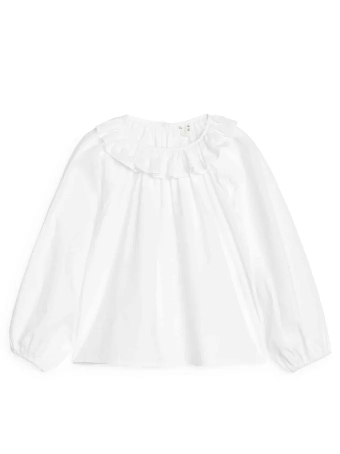 Frill-Collar Blouse