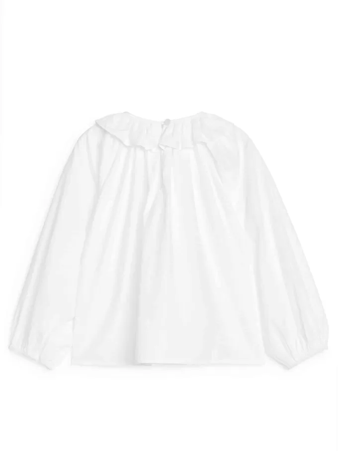 Frill-Collar Blouse
