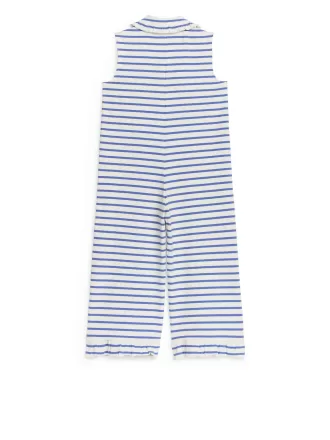 Frill-Collar Jumpsuit