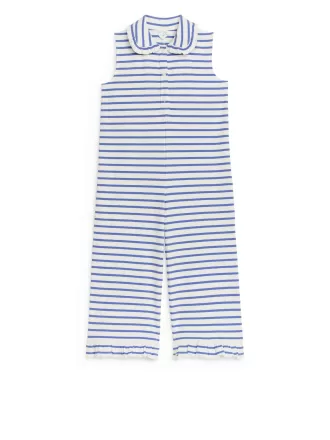 Frill-Collar Jumpsuit