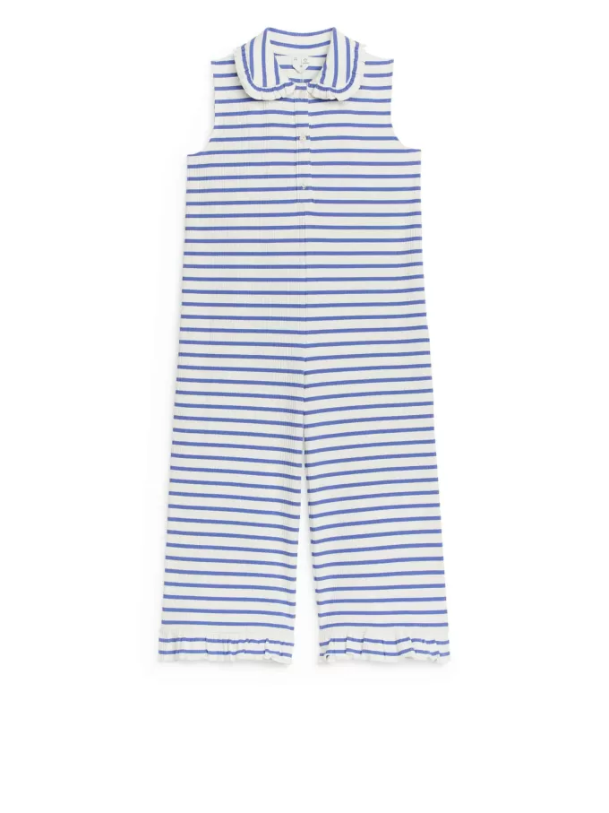 Frill-Collar Jumpsuit
