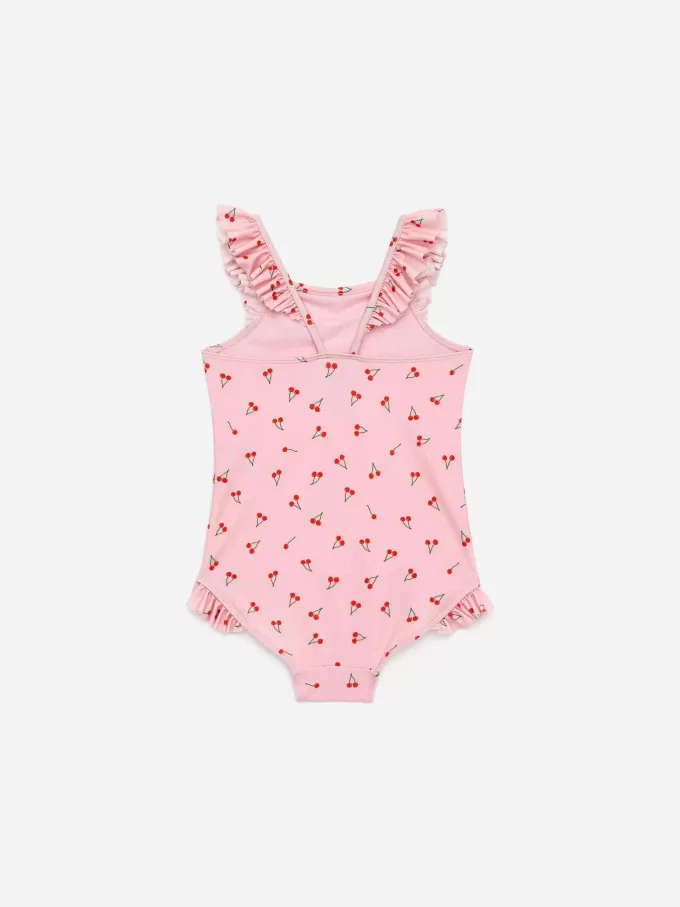 Frill-Detail Swimsuit