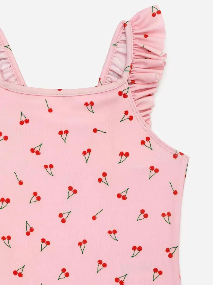 Frill-Detail Swimsuit