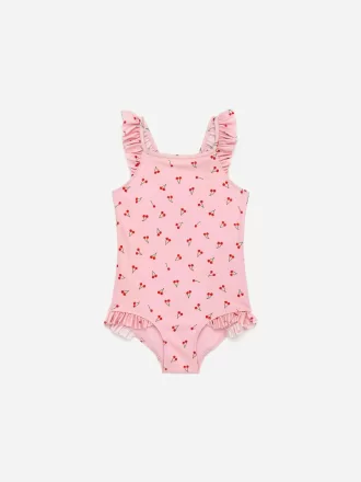 Frill-Detail Swimsuit