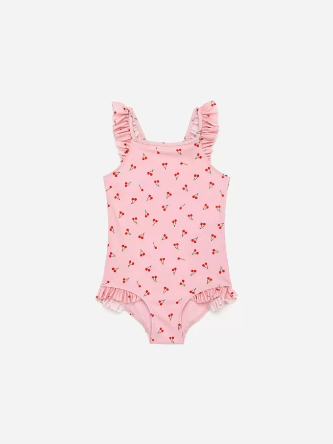 Frill-Detail Swimsuit