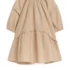 Frill Linen Blend Dress Frill Linen Blend Dress