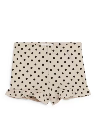 Frilled Jersey Shorts