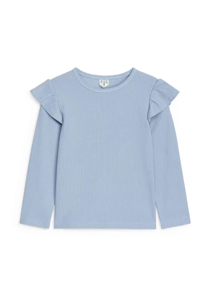 Frilled Jersey Top
