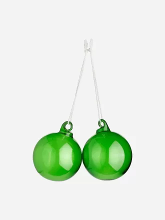Glass Baubles Set of 2