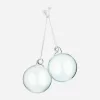 Glass Baubles Set of 2