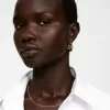 Gold-Plated Hoop Earrings