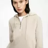 Half-Zip Cotton Hoodie