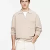 Half Zip Cotton Jumper