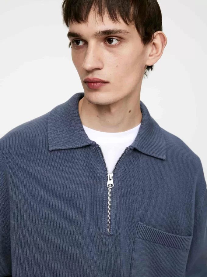 Half Zip Cotton Jumper Half Zip Cotton Jumper