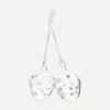 Hanging Glass Ornaments Set of 2