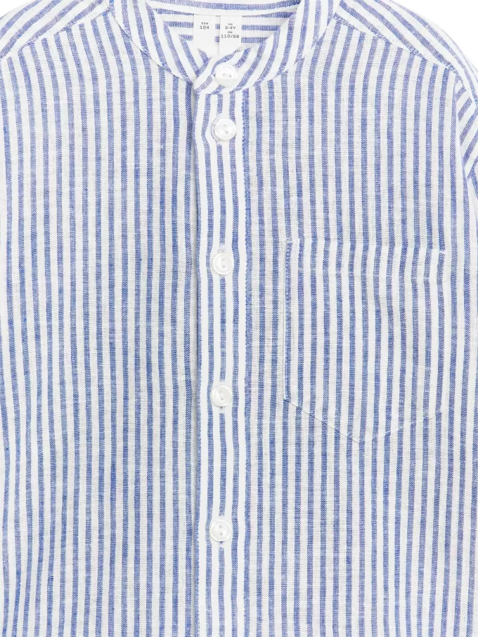 Henley Linen Shirt Henley Linen Shirt