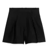 High Waist Linen Shorts